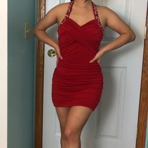 Red Bodycon Homecoming Dress